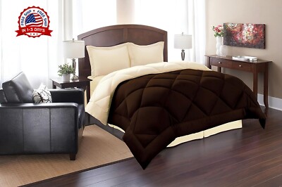 colchas de cama king size edredon doble, Marrón/Crema oscuro ropa de cama  modern