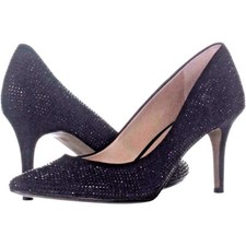 NEW INC International Concepts Zitah3 Studded Classic Pumps,Black,7.5,FREE Ship 