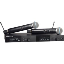 Shure Slxd24d/b58-h55 Dual Wireless System W/ 2x Slxd2/b58 Handheld Transmitters