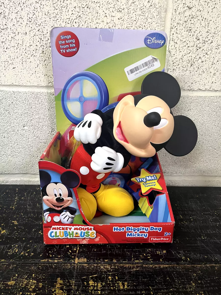 Fisher-Price Mickey Mouse Clubhouse Hot Diggity Dog Mickey NEW DAMAGED  PACKAGING