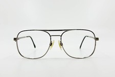 Luxottica Carlos Natural Eyeglasses Frames Silver Full Rim 56-16-140 2007