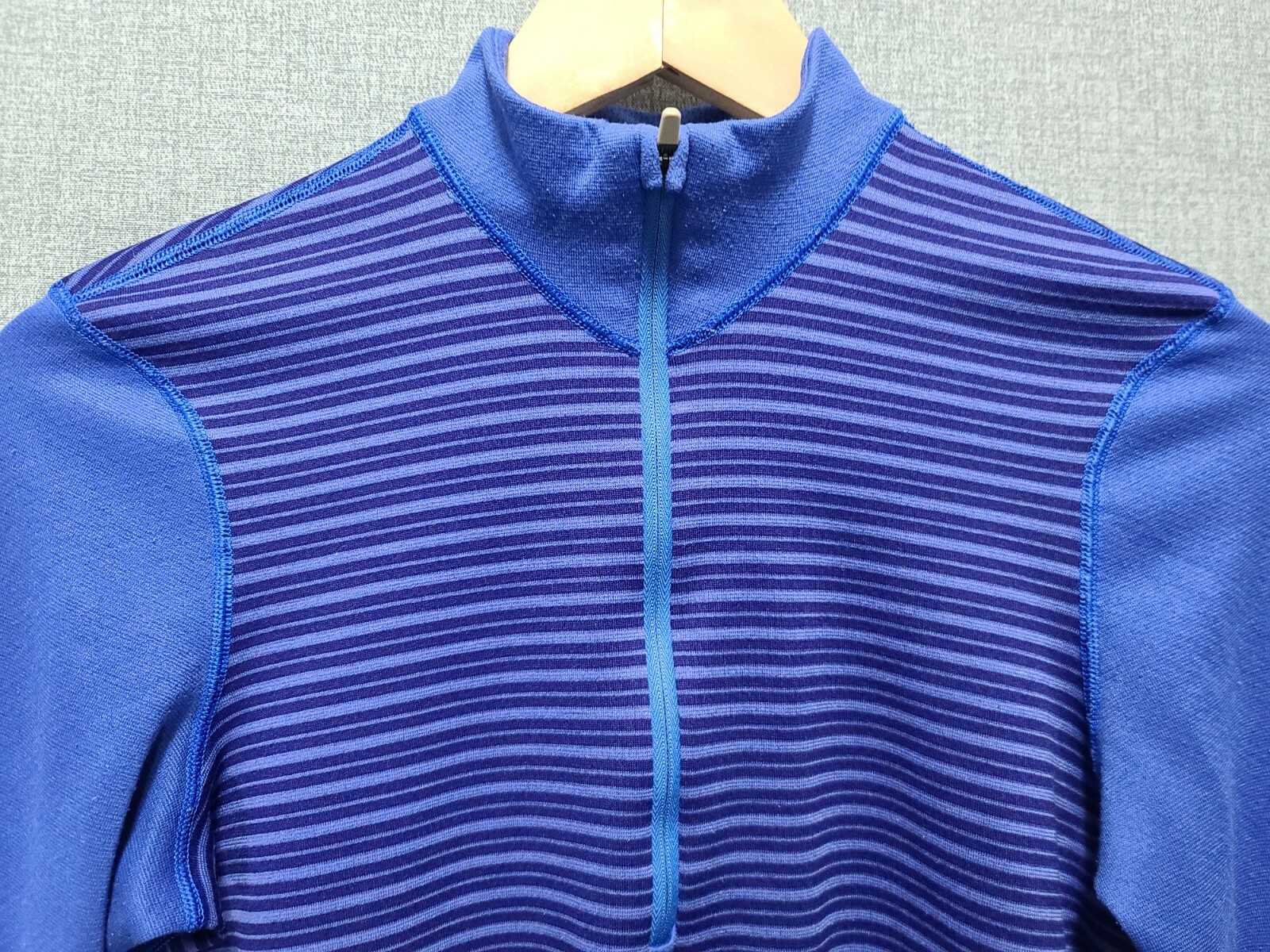 Patagonia 1/2 Zip Base Layer Pullover Shirt Women's Extra Small Blue XS   B31