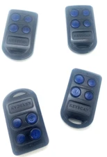 Lot of 4  Keyscan K-TX2 4-Button Wireless RF Transmitter Key Fob Remote