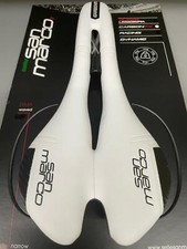 Sella Selle San Marco Aspide Carbon FX aperta - bianca