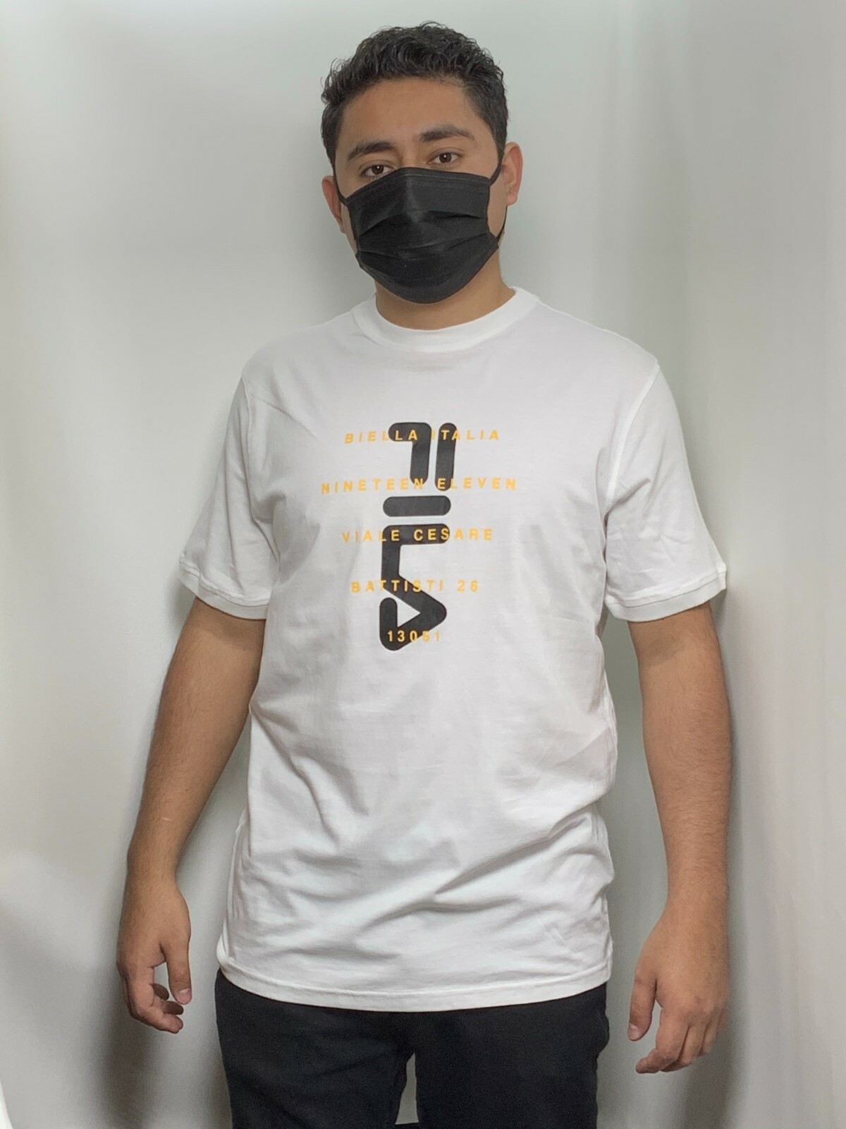 T shirt uomo Fila bianca manica corta