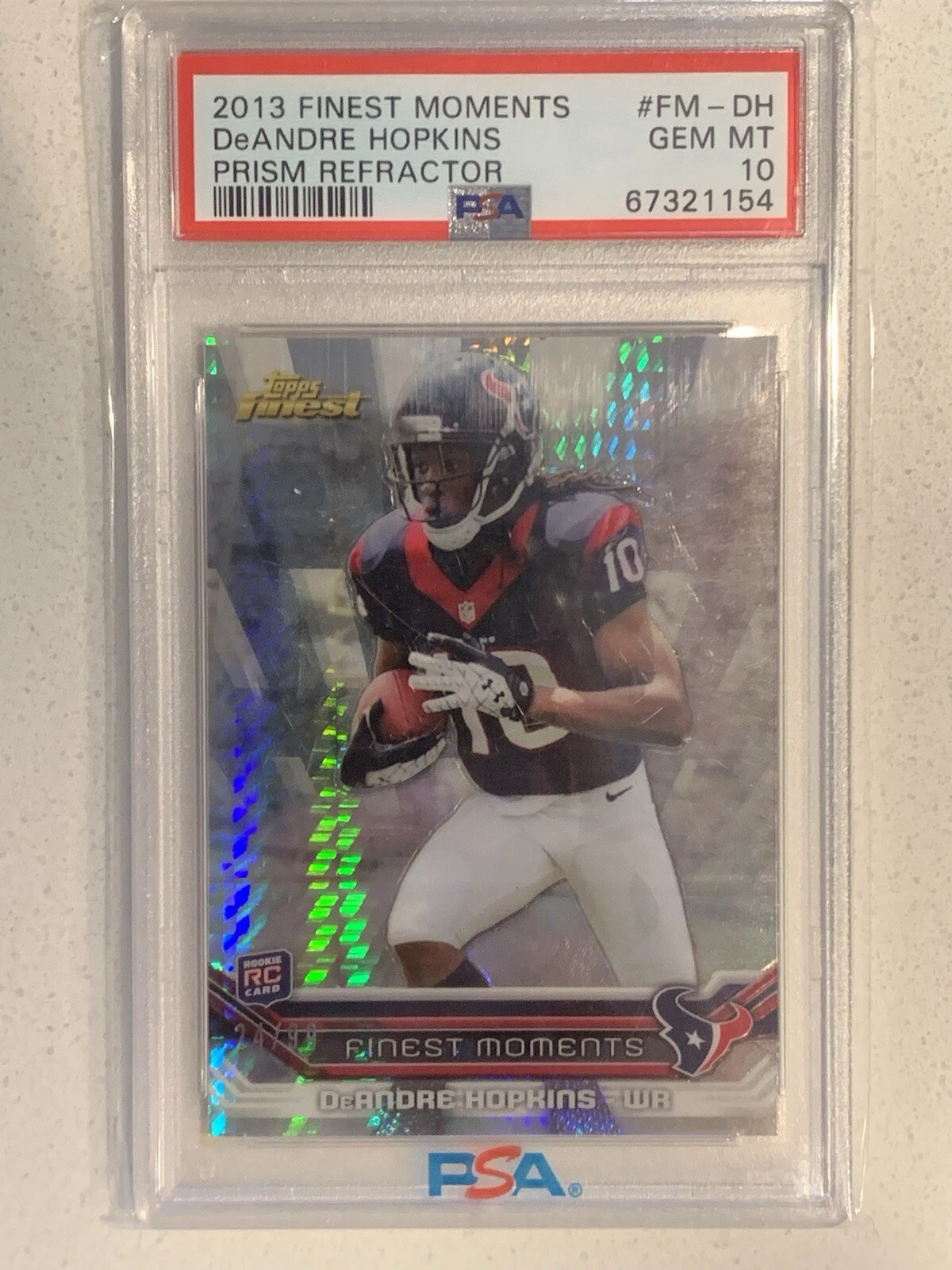 DeAndre Hopkins Finest Moments #FMDH Prism Refractor