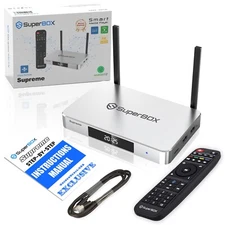 SuperBox Supreme 24 Apps Latest Version 6K Android 12 4GB RAM & 128GB Storage