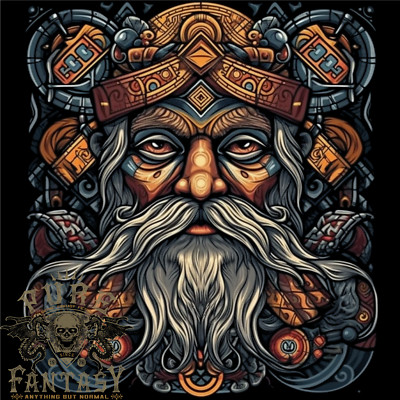 Tribal Viking Pagan Odin Warrior Herren Light Cotton T-Shirt