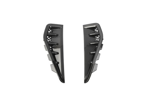 Carbon Fiber 2PCS ABS Front Side Fender Decor Trim For Dodge RAM TRX 18+ - Picture 6 of 6