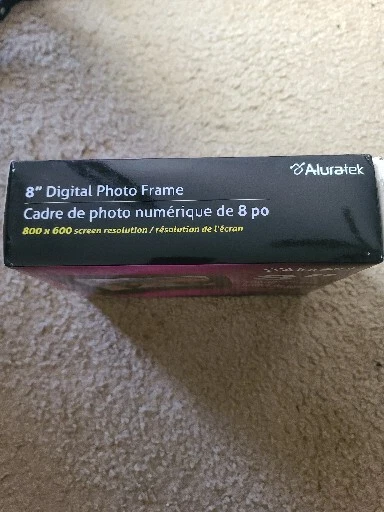 Aluratek ADPF08SF 8 inch LCD Digital Photo Frame - Black - Image 3 of 4