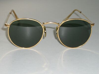 RAY BAN by Bausch & Lomb authentic Sunglasses Round, New Old Stock 90's B&L USA