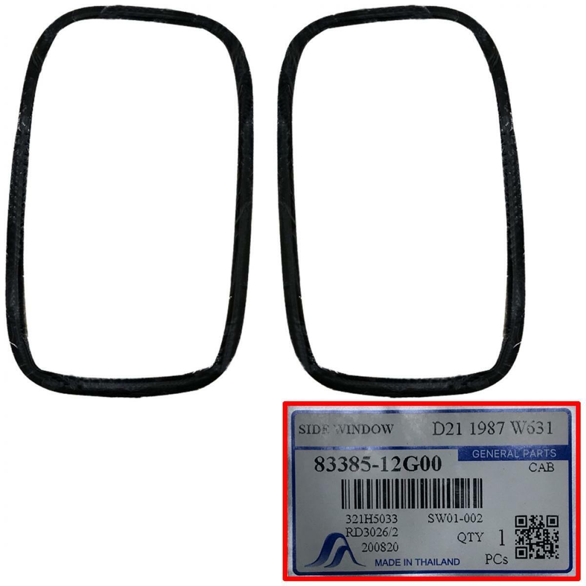 1989-1997 Nissan D21 Hardbody Pickup Side Window Rubber 1989-1997 Nissan D21 Hardbody Pickup Side Window Rubber