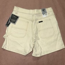 Vintage 1990  s Rivited By Lee Khaki Stretch Shorts, Deadstock Size 8