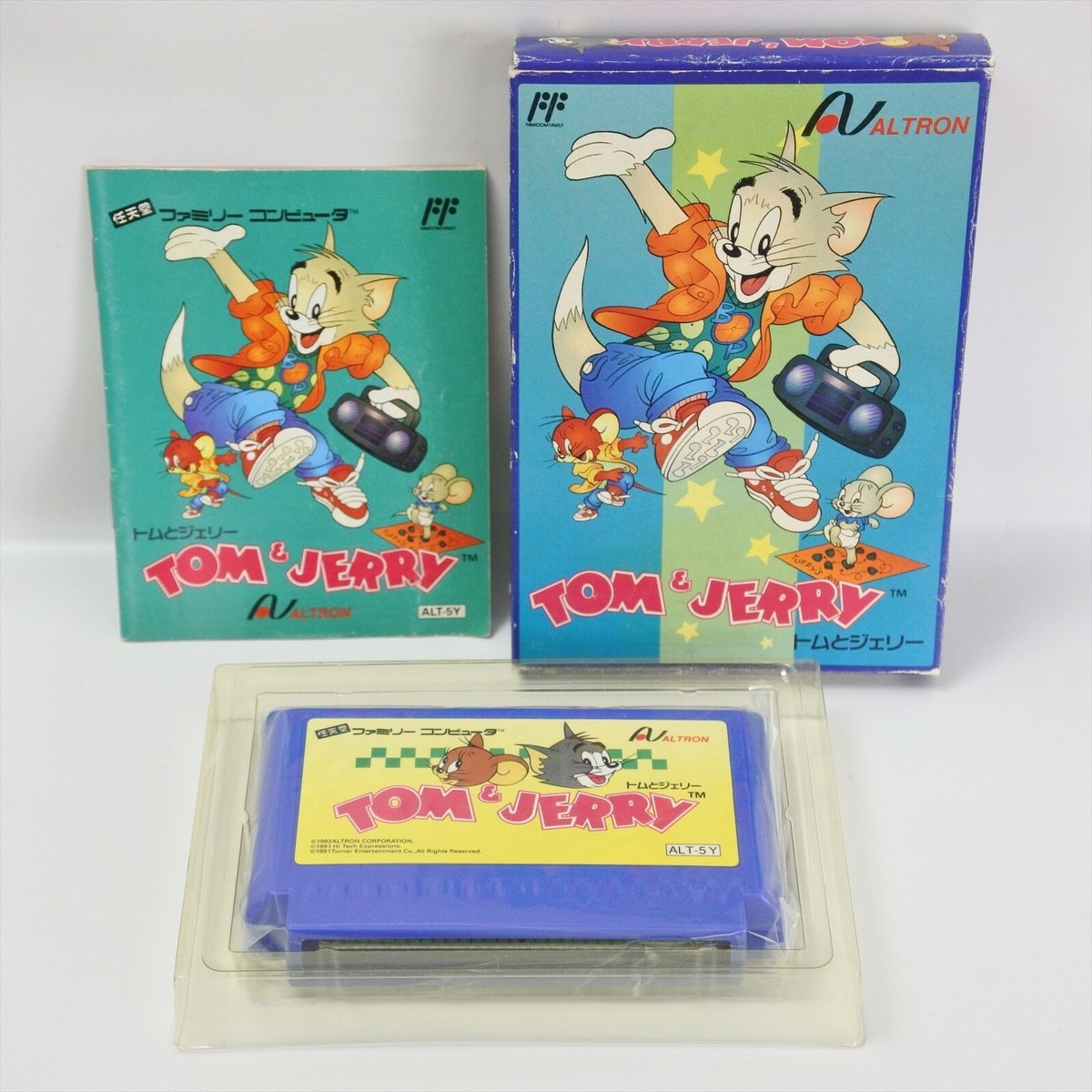 Tom & Jerry Kidsのねこのクライド　三英　レトロ TOM and JERRY Famicom Nintendo 272 fc | eBay