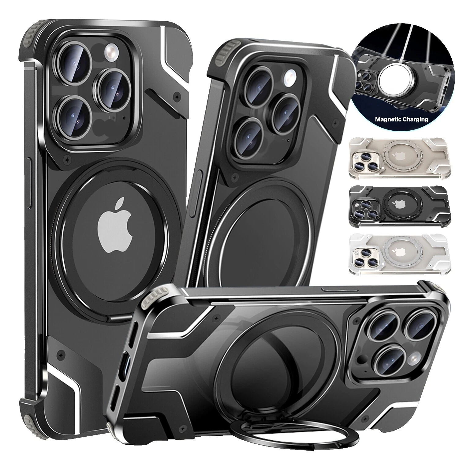 Metallic Cell Phone Bumpers for Apple