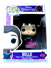 FIGURA DE ACCIÓN FUNKO POP #1021 BELLE CON LIBRO PRINCESA DISNEY VINILO NUEVA EN CAJA CASI NUEVA+