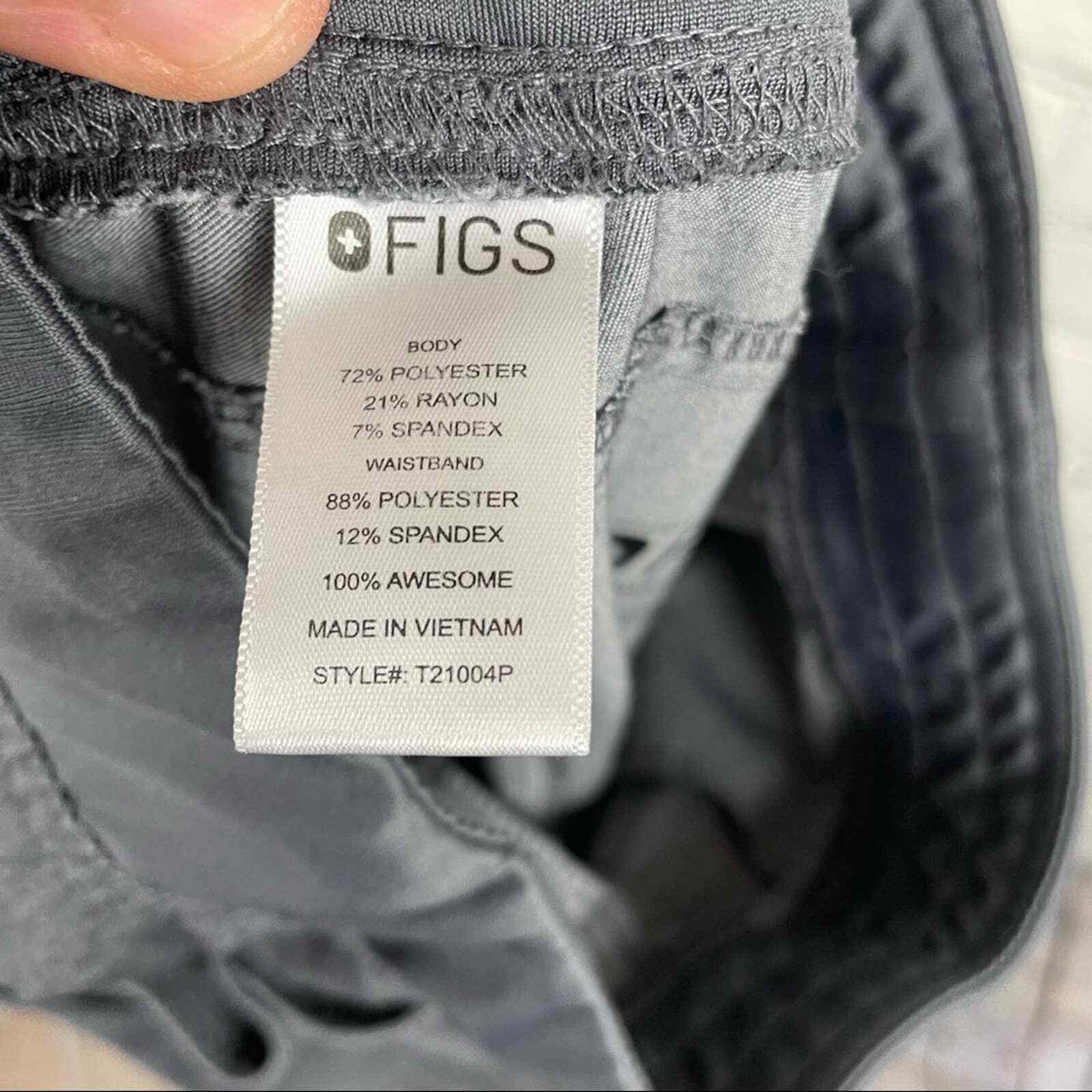 Figs Kade Cargo Pocket Scrub Pants Graphite Size XXS … Gem