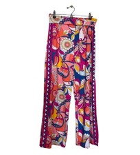 TRINA TURK Multicolor Sevilla Swim Coverup Pants Size Small