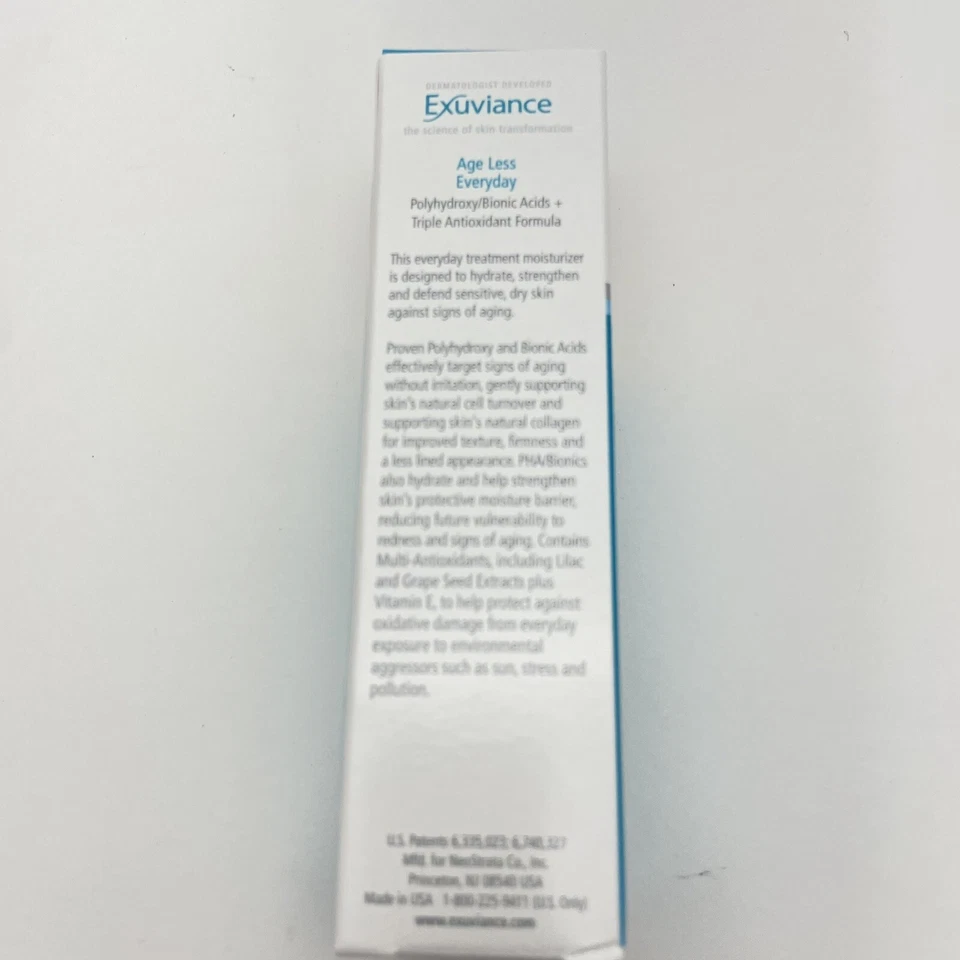 EXUVIANCE Age Less Everyday PHA antiaging Face Moisturizer 1.7oz- Brand New - Image 4 of 4