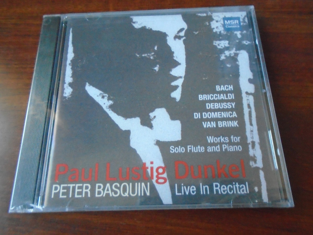 Paul Lustig Dunkel Live in Recital CD Peter Basquin