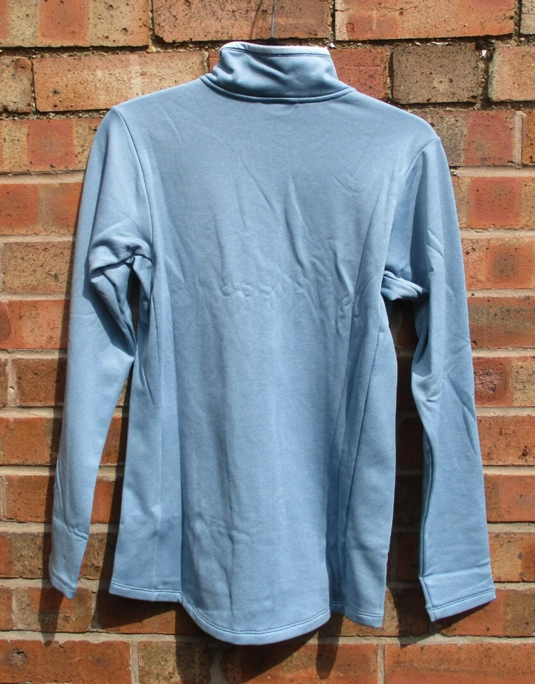 Ladies Patagonia Womens R1 Daily Half Zip Plume Grey Steam Blue, Medium 36" BNWT - Image 3 of 4