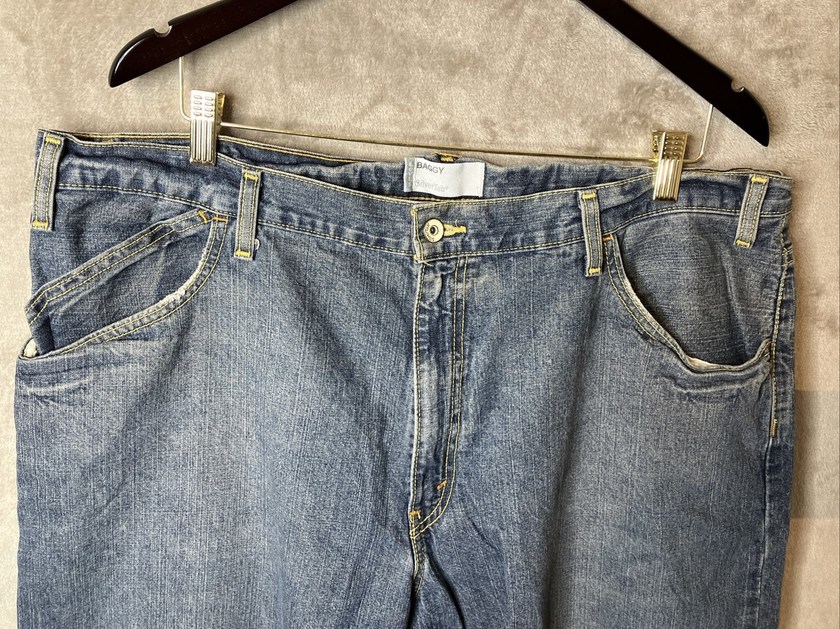 00s LEVI’S SilverTab BAGGY 40×30 Vintage Levi's Silvertab Relaxed Fit Jeans Size 33x30 Y2K 2000s