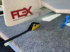 Small RC Airplane Wheel Chocks with Hook And Loop Straps