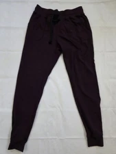 ZYIA Active Unwind Cuffed Joggers Size XS Plum Purple Gym Workout Pockets XSMALL