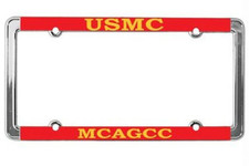 marine corps mcagcc license plate frame made in usa