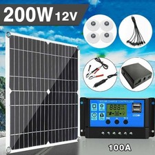 Kit impianto solare completo 100A inverter 110V 6000W per casa