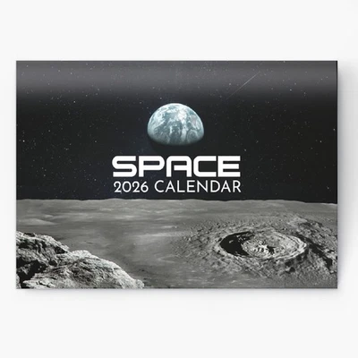 EVELAY 2026 Space Planets Calendar Wall Monthly Planner Family Home Organiser