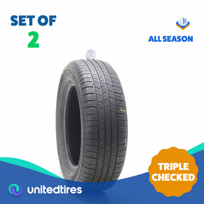 Set of (2) Used 205/65R16 Michelin Energy Saver A/S 94S - 7/32