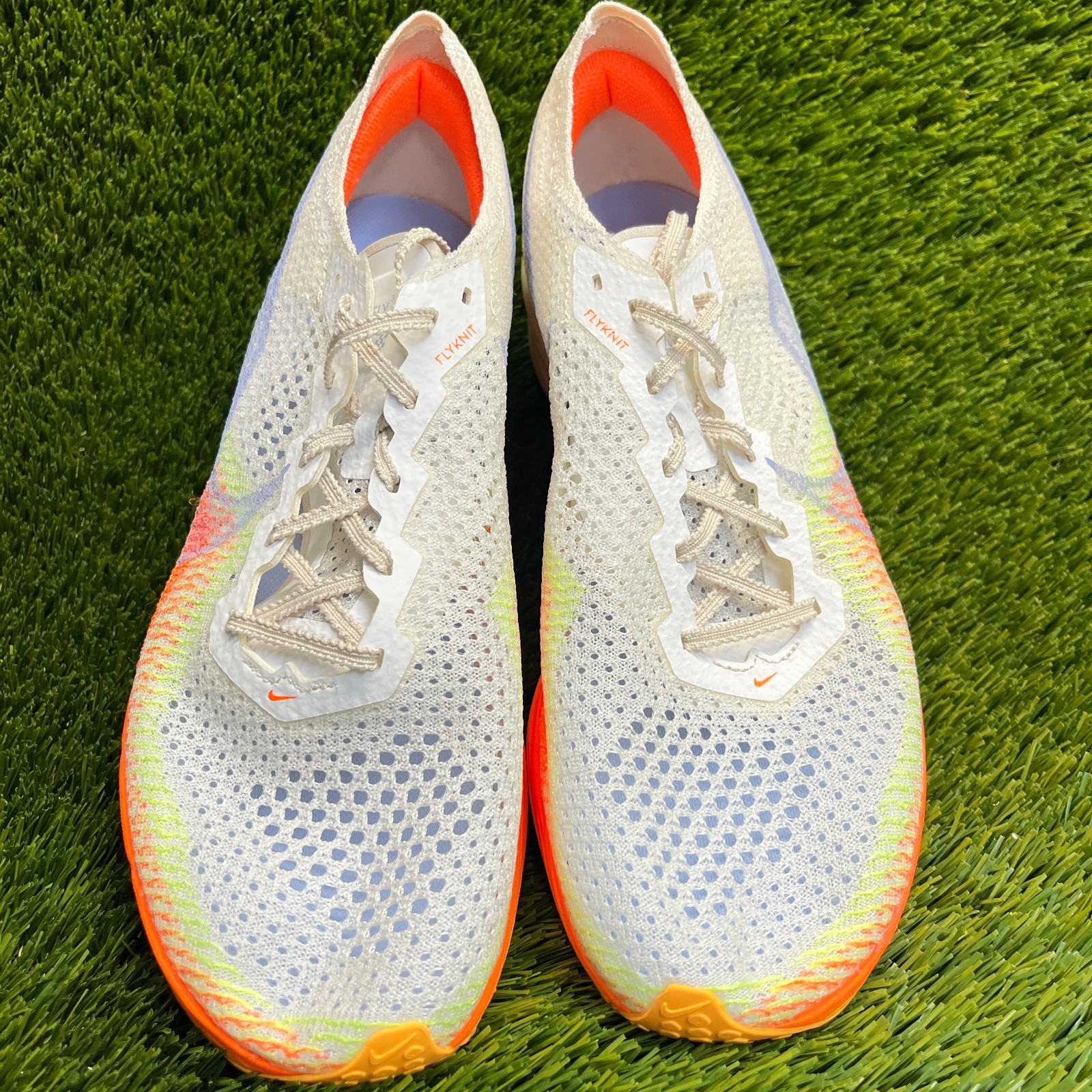 Nike ZoomX VaporFly Next% 3 Mens Size 10 White Orange Running Shoes Sneakers thumbnail 5