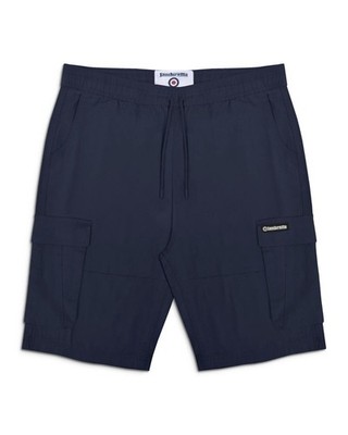 Lambretta Herren marineblau Utilty Cargo Freizeit Sommer Shorts