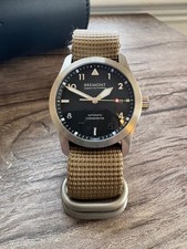 Bremont Solo 37 Stainless Steel Black Dial Automatic Men's Watch SOLO37-BS-B