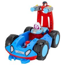 Spidey and His Amazing Friends Flip Reveal Cruiser 11-Inch Double-Sided Vehicle
