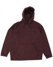 Nike Mens Dri Fit Hoodie Jumper XL Burgundy Polyester CQ35