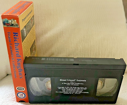 Great Lionel Layouts 1 Richard Kughn’s Train Collections 2 VHS TM Video McComas - Picture 21 of 24