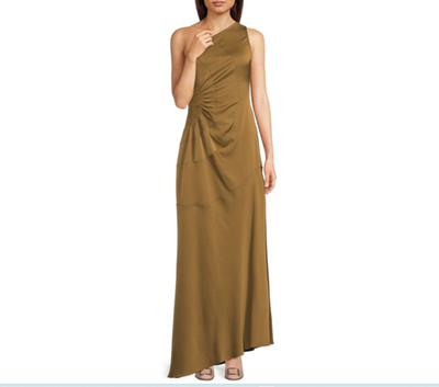 open lace back dress ALC Women's Carina Stretch Linen Mini Dress
