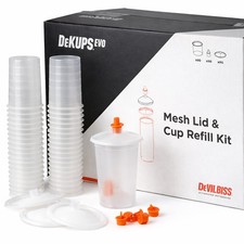 Devilbiss Dekups Evo 24 Oz Disposable Cup 125 Micron Lid Refill Kit 50-pack Devilbiss Dekups Evo 24 Oz Disposable Cup 125 Micron Lid Refill Kit 50-pack