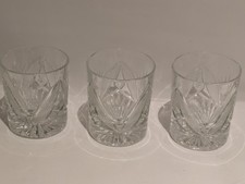 Russisch geschliffene Kristallgl&auml;ser f&uuml;r Scotch Whisky Wodka Rocks Vintage