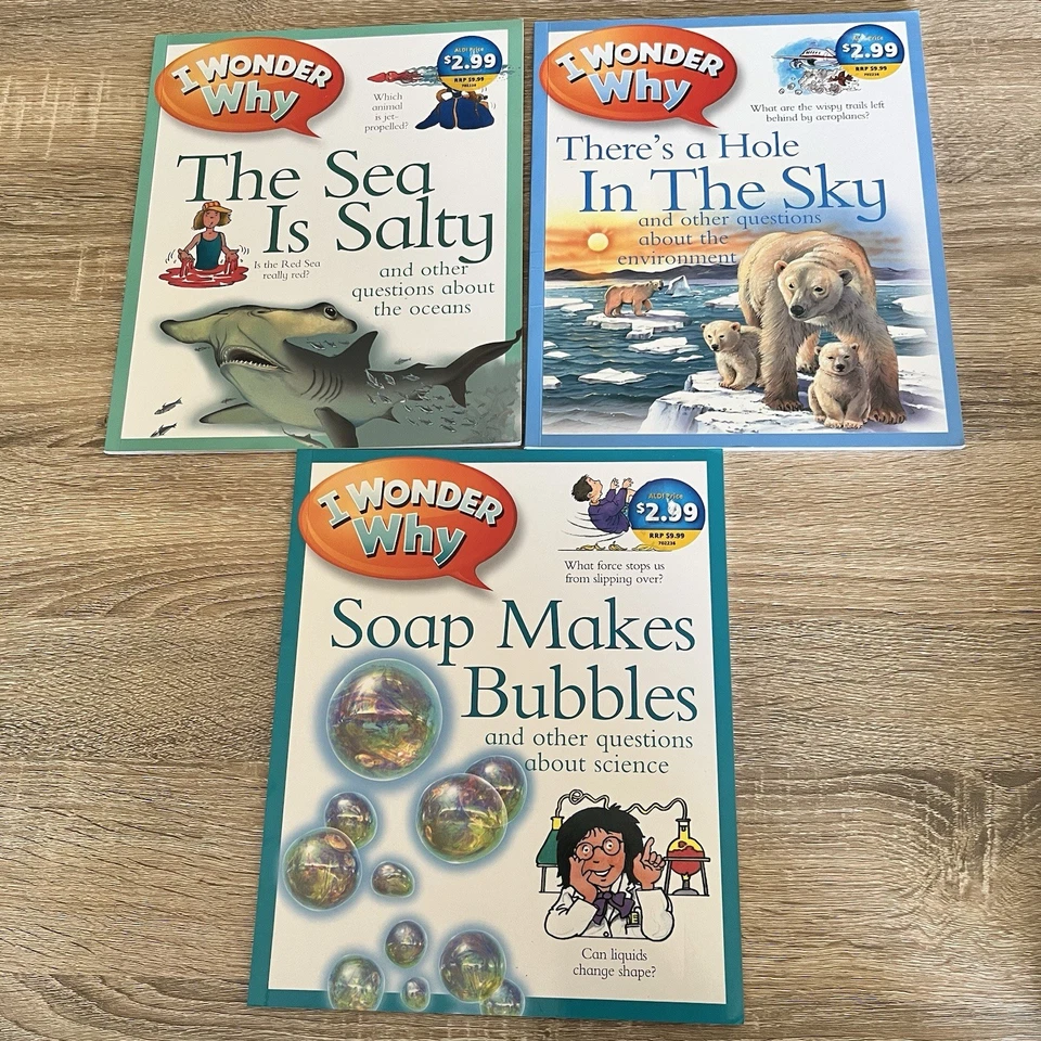 Science Experiments Kids STEM Homeschool Projects & I Wonder Why Books Lot Of 6 - Image 2 of 4