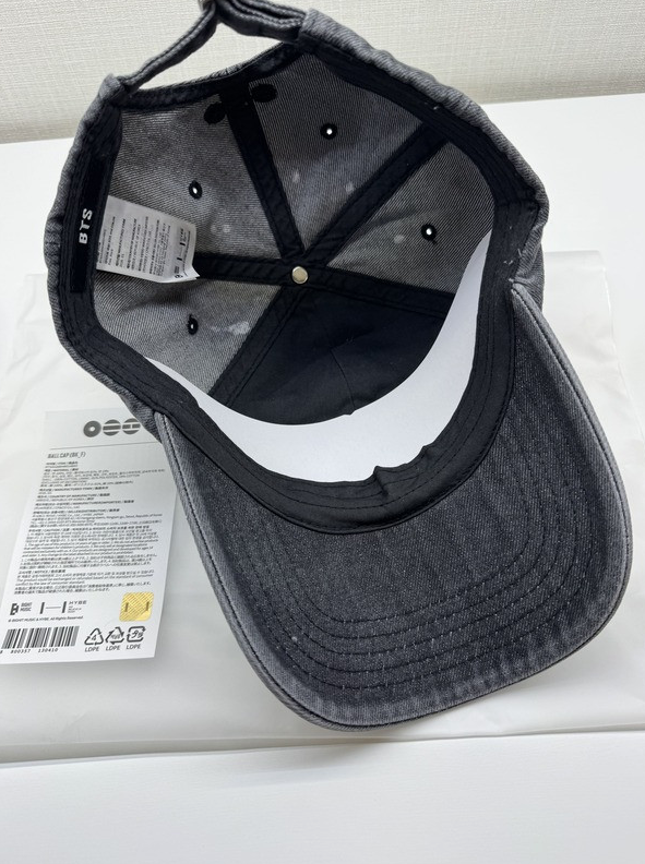 BTS Official Merch 5th Album ARIRANG Edition Ball Cap BLACK - NEW