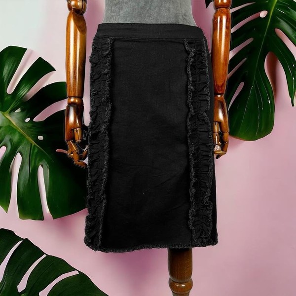 Women Gestuz Skirt Black Polyester 40