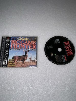 Cabela's Big Game Hunter Ultimate Challenge PlayStation PS1 sehr guter Zustand gebraucht selten NTSC