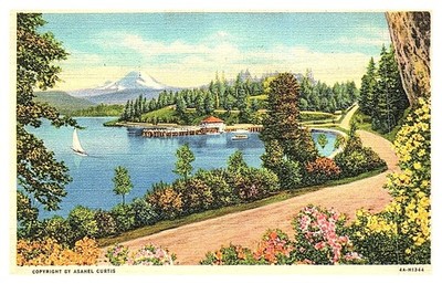 Washington Lake Washington Blvd and Mt.Rainer
