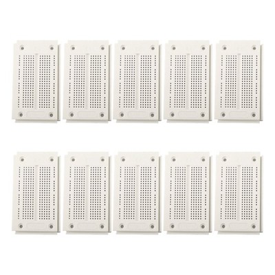 10er Set SYB46 Lötfreie Breadboards für einfaches Schaltungstests und Prototyp