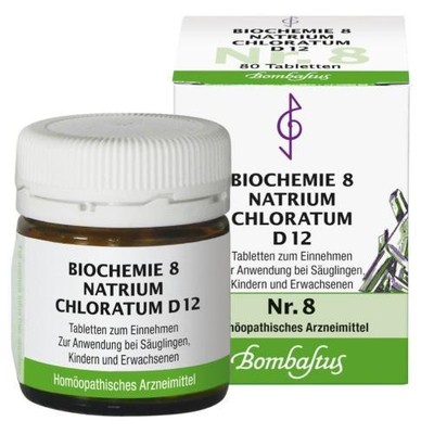 BIOCHEMIE 8 Natrium chloratum D 12 Tabletten 80St Tabletten PZN 1073751