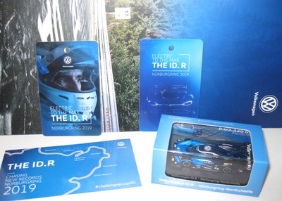 VW ID.R Pikes Peak *Nürburgring* 2019 Presse Modell/Model car Spark/Minimax 1:87
