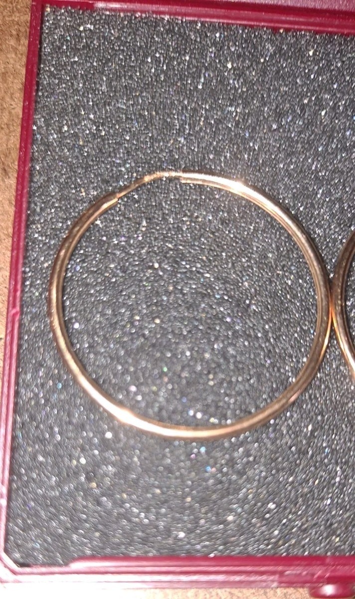 14k Gold Hoop Earrings From Guldfynd Jewelers 1.54 Grams View 3